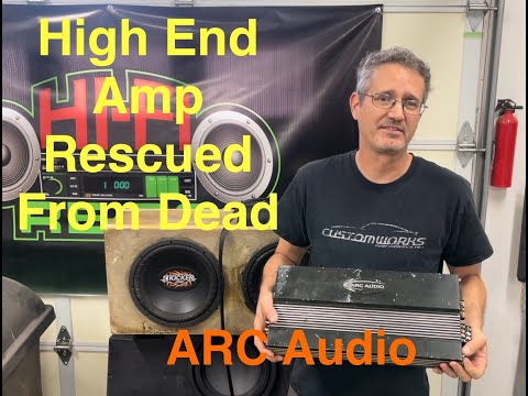 Old School $800 ARC Audio High-End Amp Traded for gas money!  Beat down and abused. Does it work?