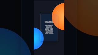Glass effect with a simple line of css #css #html #csseffect