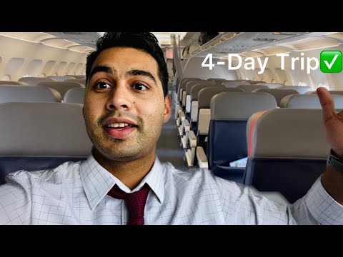 I Survived my 4-Day Reserve Trip! Flight Attendant Life