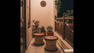 Simple Balcony Decor | Balcony Design | Balcony Makeover | Home Decor