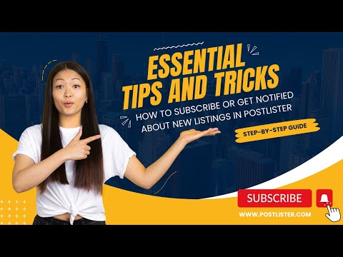How to subscribe or get notified about new listings in Postlister | Free Classifieds | Post Free Ads