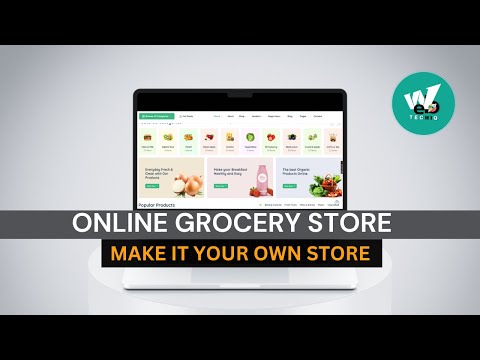Online Grocery Store E-commerce Website Design | Make It Your Own Store Website 2024