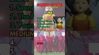 Squid Game Quiz #quizgames #wouldyourather #quiz