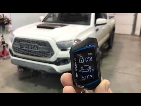 Compustar T9 2way LCD Remote Starter in a 2017 Toyota Tacoma