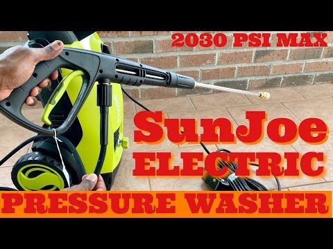 Sun Joe SPX3000 Electric 2030 PSI  Pressure Washer Review