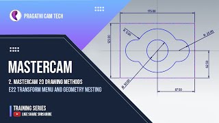 Mastercam -Transform Menu and Geometry  Nesting
