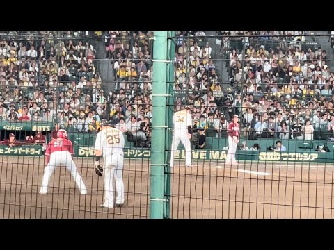 ピンチの中、漆原が抑え甲子園大盛り上がり！🐯🔥(6/5 阪神対楽天)