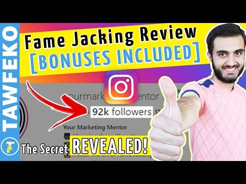 Fame Jacking Review: The Secret behind 92K followers REVEALED [Works in 2019]
