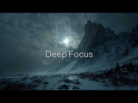 Atmospheric Productivity Music ~ Snowy Mountain Serenity