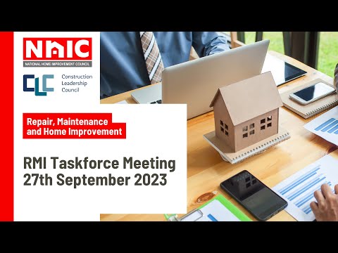 Construction Leadership Council Taskforce Meeting - 27th September 2023