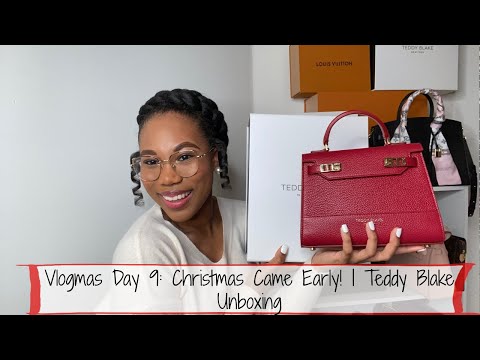 Vlogmas Day 9: Christmas Came Early Thank you Teddy Blake: Teddy Blake Unboxing| New Giveaway Winner