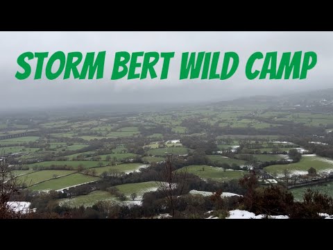 Storm Bert wild camp