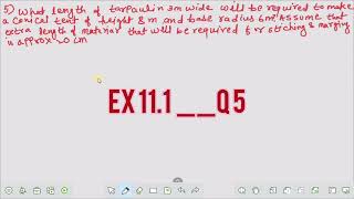 NCERT_ex_11.1_Q_9 | cbse math class 9 | surface area and volume solution #maths