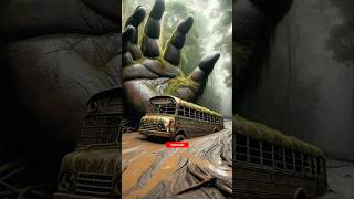 Travel Exploring | Abandoned Bus | Mysterious Jungle | #shorts #trending #part28