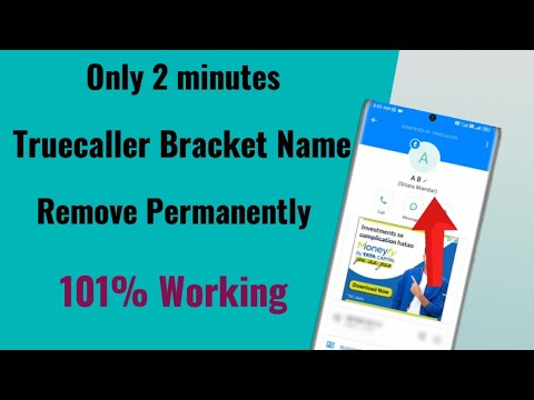 How To Remove Truecaller Bracket Name permanently | How To change Truecaller Bracket Name