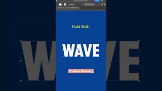 Adobe Illustrator Wave Effect || #illustratortips #creativeglossary #waveeffect #logodesign #ai #RBG