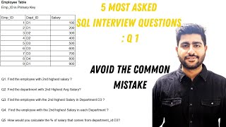 5 SQL Questions You MUST Know for Data Interviews (Avoid This Mistake!): Part 1