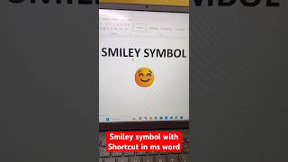 MS Word Hidden Shortcut for Emoji | Type Smiley Instantly! #msword #computertricks #shorts #viral