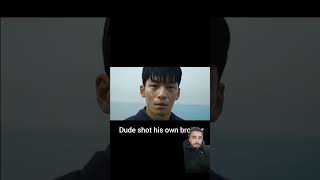 Frontman shoots his brother #squidgamefunnymoments #squidgamecompilation #squidgame2#movieclip