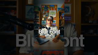 Easy Font Blur Effect✨