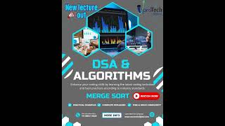New Lecture Uploaded 🚀 | Merge Sort | DSA Playlist