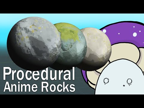 Procedural Anime Rocks in Blender [EEVEE] - Comfee Tutorials