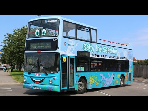 ENGLAND, Skegness to Chapel St  Leonards Bus Route 1