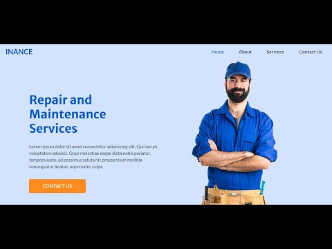 Responsive Home Service Website using Html Css & Javasript | Source Code | Zero Cyber