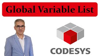 CODESYS: Creating global variable list and accessing the global variables in the CODESYS project