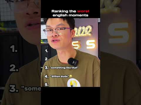 Worst english moments #funnyshorts #funny #ranking #language #english
