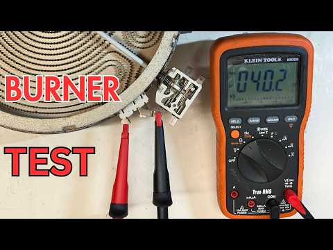 How to Test Range Radiant Heating Element with Multimeter