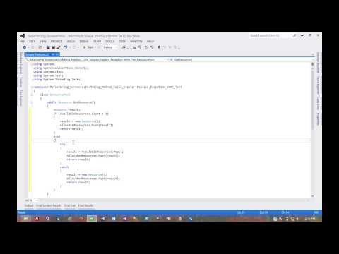 Replace Exception With Test