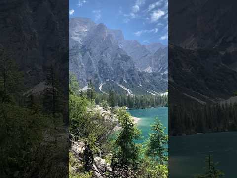 The gorgeous #lagodibraies in #italy