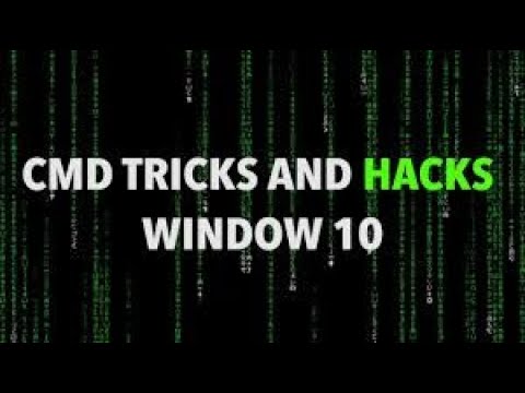 Some Cool CMD TRICKS AND HACKS for windows |  Full Tutorial | Technomation Stuff |