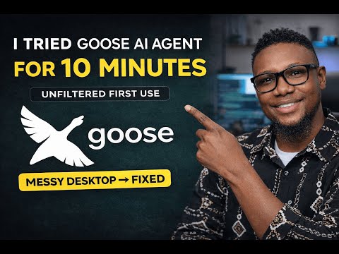 I Tried Goose AI Agent for 10 Minutes to Fix My Messy Desktop (Unfiltered First Use)