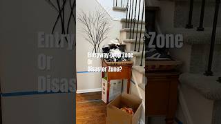 Does your Entryway Drop Zone look more like a Disaster zone? #diystorage #diyhomerenovation