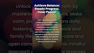 Steady Progress & Emotional Balance: Your Daily Guide!