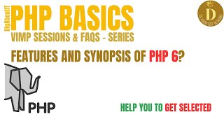 PHP Basics IMP | PHP 6 features and summary | #DigAboutIT #PHP