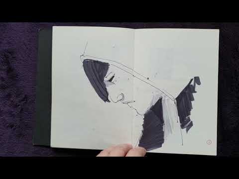 Черно-красный скетчбук
