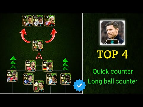 افضل 4 خطط بيس موبايل 2024😱 خطط متوازنة هجوميا ودفاعيا 🛡 efootball 2024