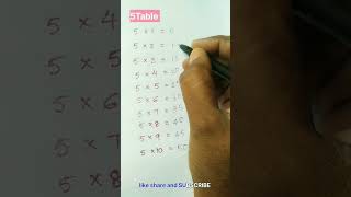 5 Table Trick #viralmaths #mathshortcuts #maths #mathshack #mathexam #mathtutorials #mathstricks