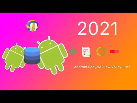 Android   RecyclerView   CRUD  (2021) tutorial  - List (Part 3/4)