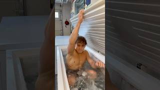The ice bath transformed him🗿   #icebath #cold #motivation #fitness #challenge