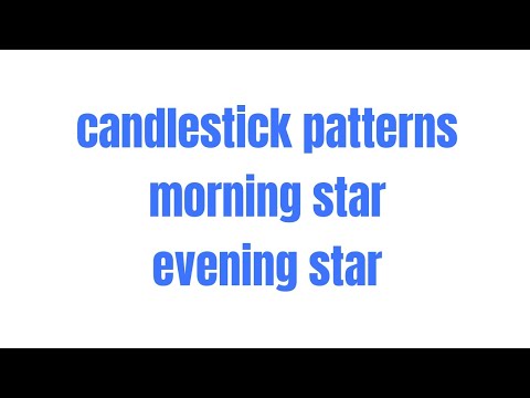 candlestick patterns( morning star_evening star )