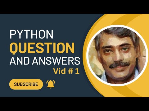 Python QA #1(Video Clip #3 - Python)