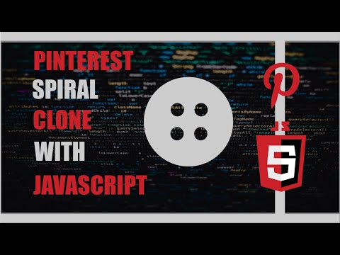 Pinterest Spiral Clone with JavaScript