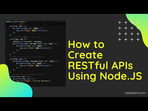 How to Create RESTful APIs Using NodeJS