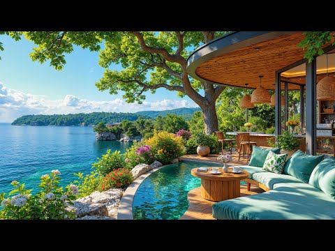 🎶 Morning Café by the Ocean | Chill Piano Jazz, Coastal Calm & Gentle Ambience for a Peaceful Mind