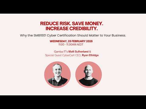 Why the SMB1001 Cyber Certification Should Matter to Your Business
