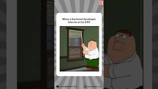 When backend developers touch CSS… and everything breaks 😂💻🎨